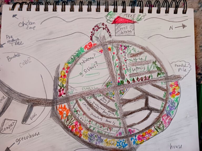 Earth Energy Practice: Garden Sketching